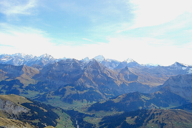Blick Richtung Berner Alpen vom Gipfel