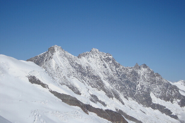 Mischabel - Täschhorn (4490m), Dom (4545m), Lenzspitze (4294m)