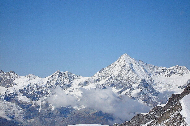 Schalihorn (3974m), Weisshorn (4506m)