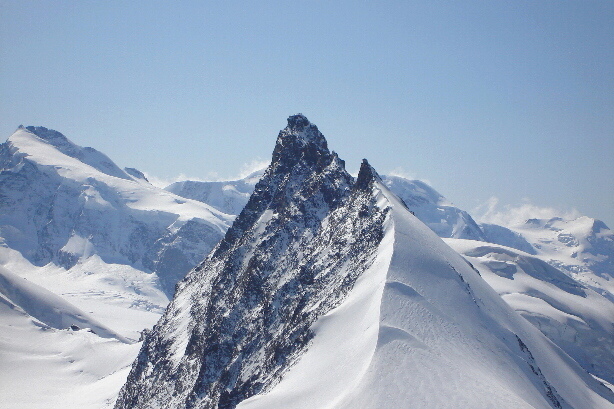Monte Rosa (4634m) und Rimpfischhorn (4199m)