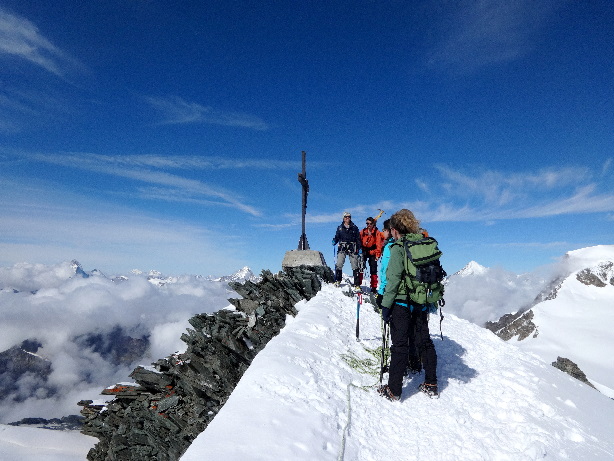 Summit of Allalinhorn (4027m)