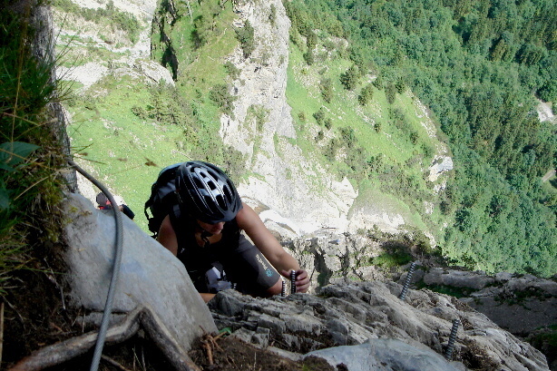 At the end of the via ferrata