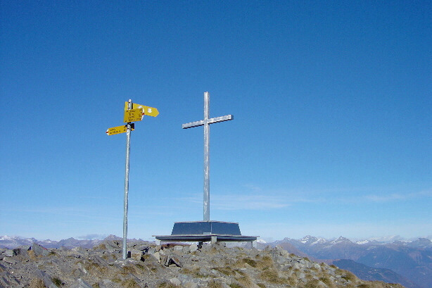 Summit cross of Monte Tamaro (1961m)