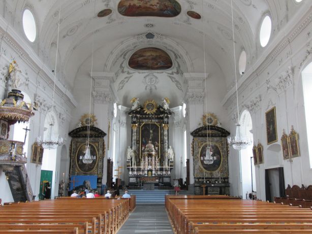 Interior view of Church St. Martin