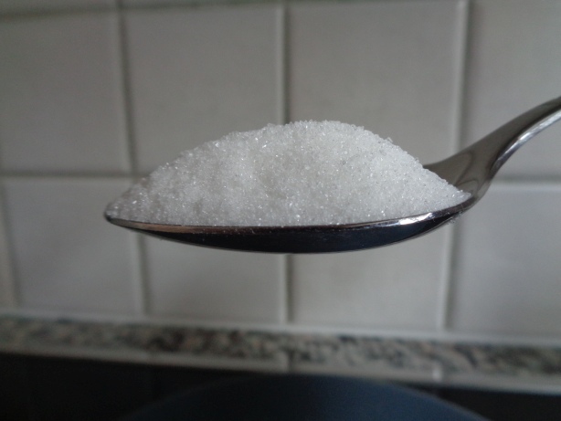 1 heaped spoon of sugar
