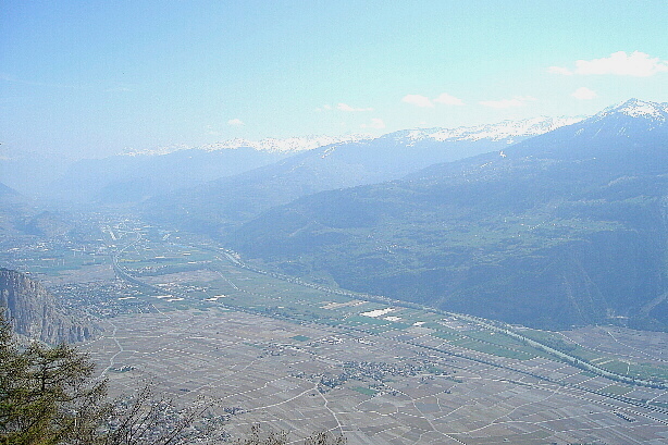 Look down to the Rhone Valley