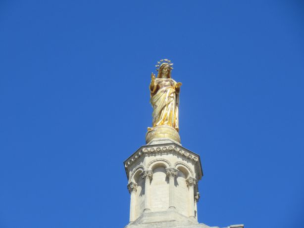 Statue of St. Mary on the cathedral