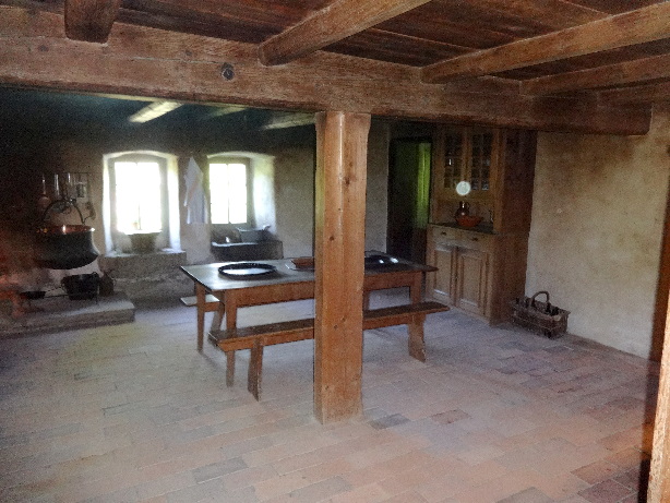 Interior view of farmhouse - Villars-Bramand VD