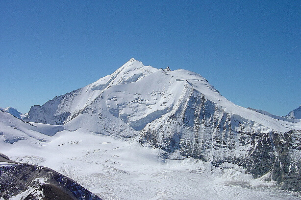 Weisshorn (4506m) und Bishorn (4153m) vom Üssers Barrhorn