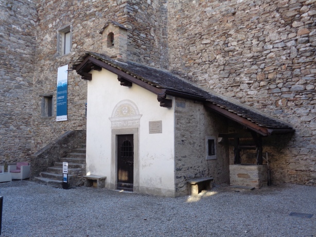 Die Kapelle vom Castello Sasso Corbaro