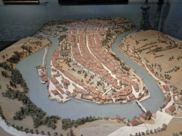 Modell von Bern um das Jahr 1800