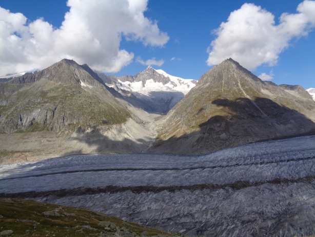 Geisshorn (3740m), Aletschhorn (4193m), Olmenhorn (3314m)