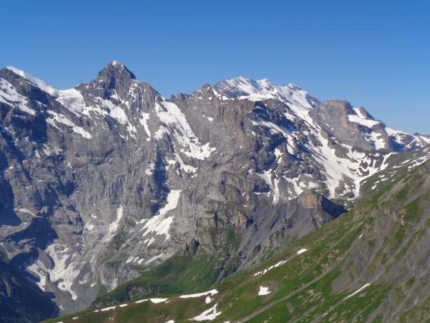 Tschingelspitz (3304m), Gspaltenhorn (3436m)
