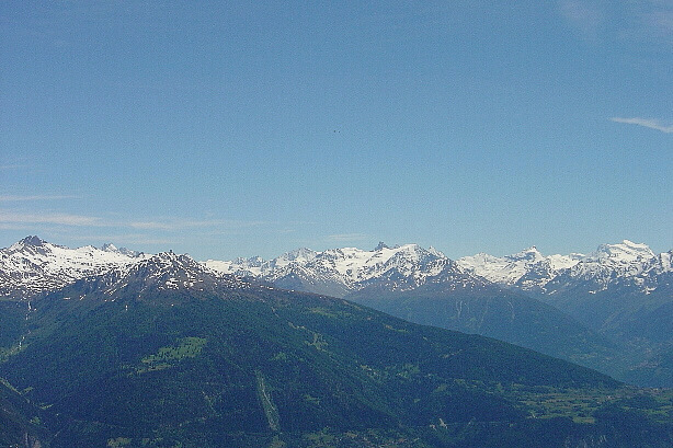 Mont Blanc de Cheilon, Pointe de Vouasson, La Ruinette, Le Pleureur, Grand Combin