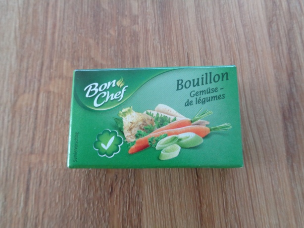 A cube of bouillon