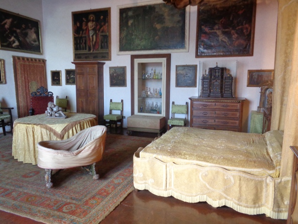Inside of Palazzo Borromeo on Isola Madre