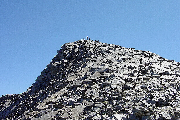 Klein Allalin (3070m) von der Britanniahütte