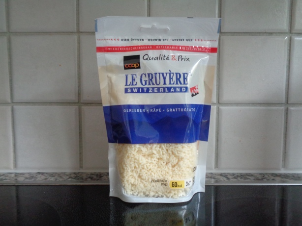 150 grams of grated cheese