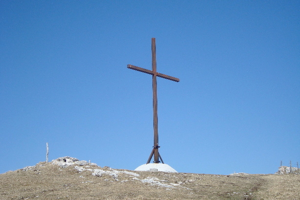 Gipfelkreuz Chasseral (1607m)