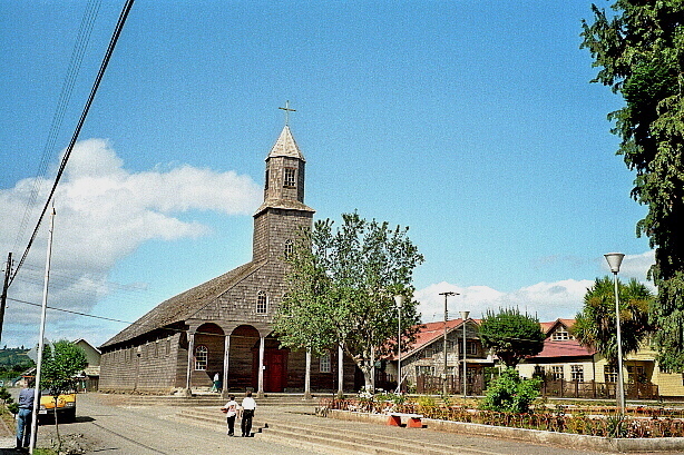 Kirche / Iglesia Santa Maria de Loreto von Achao