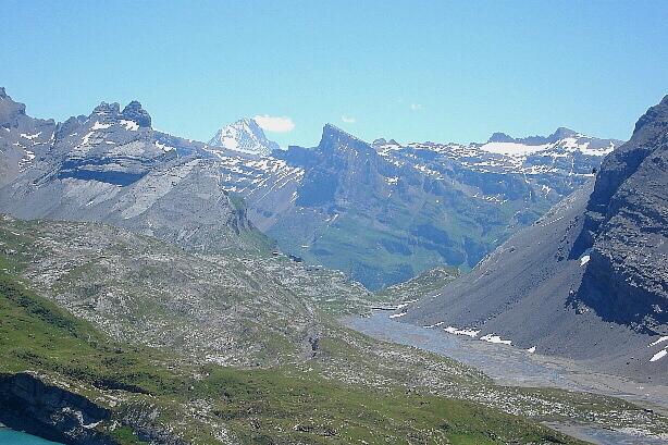 Plattenhörner (2860m), Bietschhorn (3934m), Majinghorn (3054m)