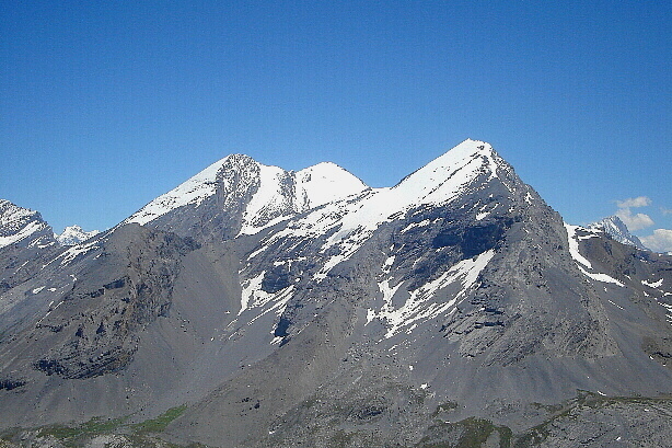 Altels (3624m), Balmhorn (3699m), Rinderhorn (3448m)