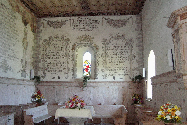 Interior view Church of Würzbrunnen