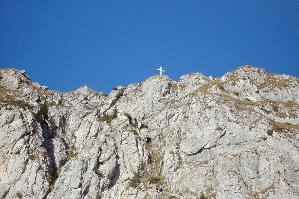 Gipfelkreuz Dent de Broc (1829m)