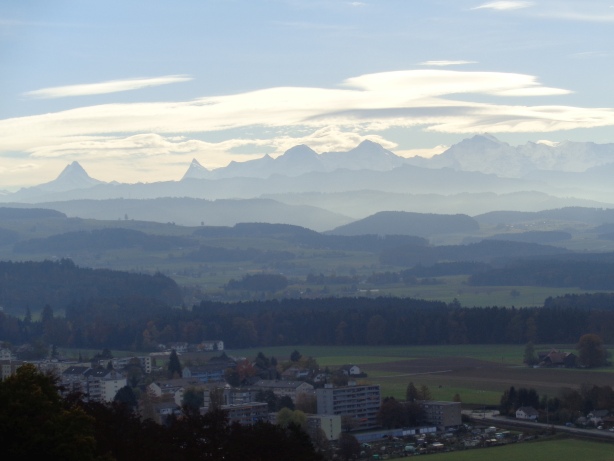 Wetterhorn, Bärglistock, Finsteraarhorn, Eiger, Mönch, Jungfrau