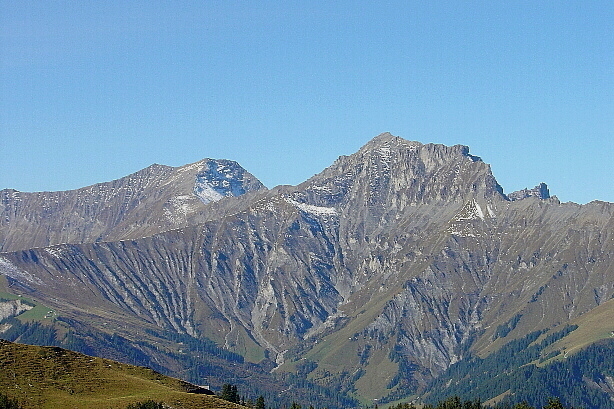 Albristhorn (2762m) and Gsür (2708m)
