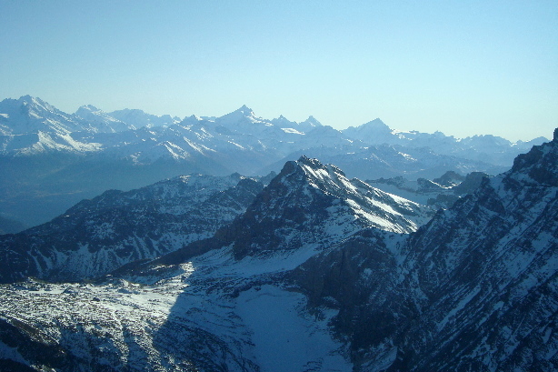 Walliser Alpen, Gemmipass (2314m), Daubenhorn (2942m)