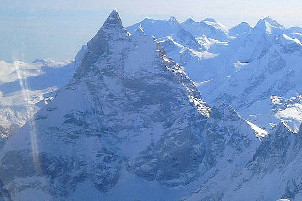 Matterhorn (4478m), Monte Rosa (4638m)