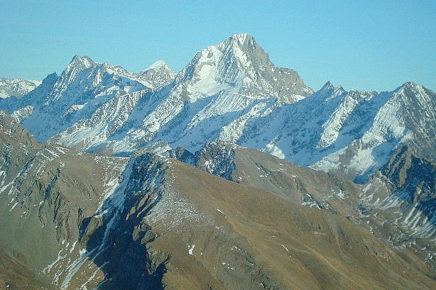Bietschhorn (3934m), Wilerhorn (3307m), Lötschentaler Breithorn (3785m)