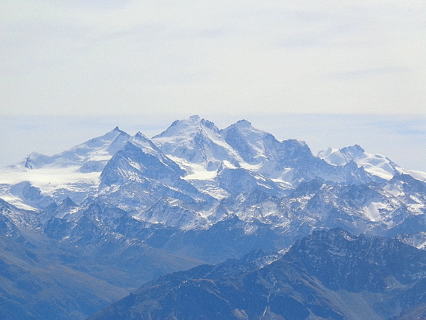 Mischabel (4545m) - Lenzspitze, Nadelhorn, Dom, Täschhorn
