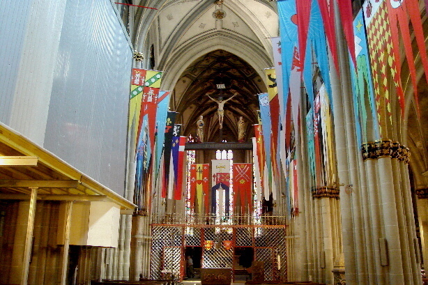 Interior view of the cathedral