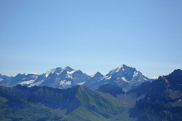 Blümlisalp (3660m), Fründenhorn (3369m), Doldenhorn (3638m)