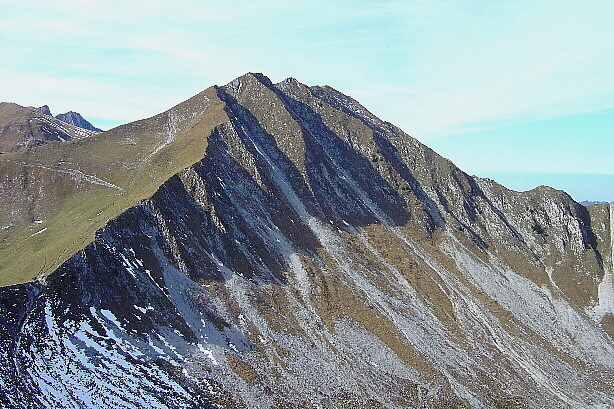 Bürglen (2165m) from Morgete pass (1959m)