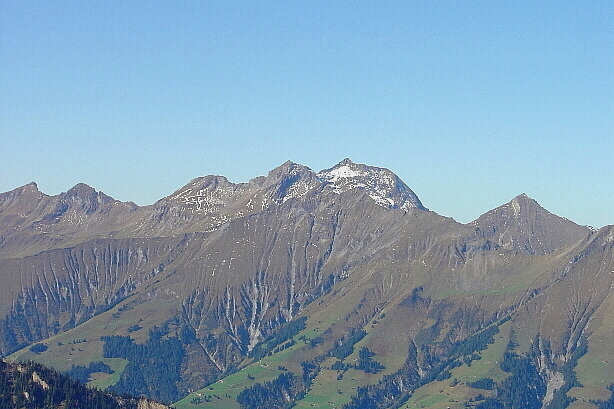 Winterhorn (2609m), Männlifluh (2652m), Ladholzhorn (2488m), Linterhorn (2326m)