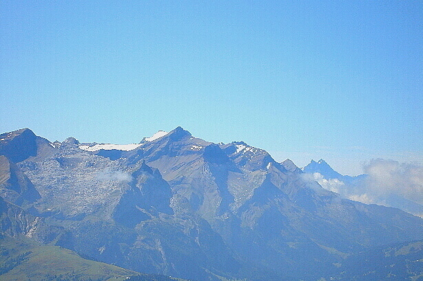 Sanetschhorn (2924m), Gstellihorn (2818m), Sommet des Diablerets (3210m)