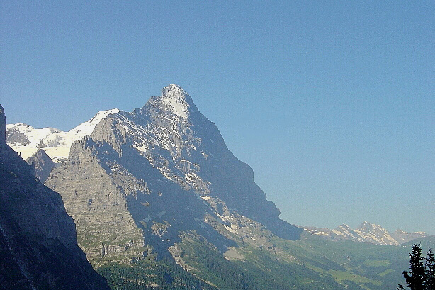Eiger (3970m) vom Hotel Wetterhorn