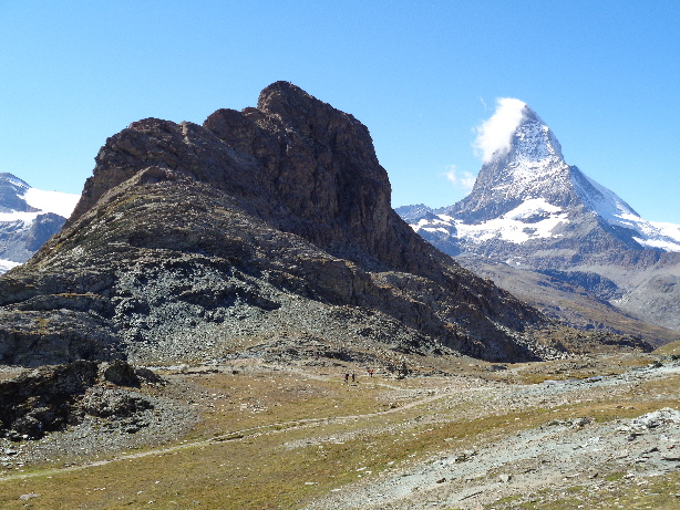 Riffelhorn (2928m), Matterhorn (4478m)