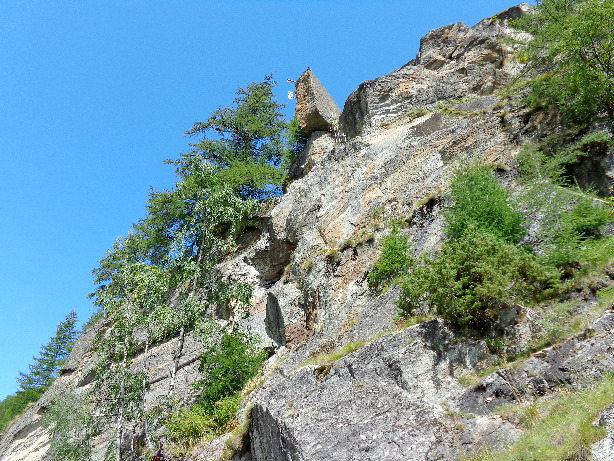 Mini-Klettersteig Saas-Grund