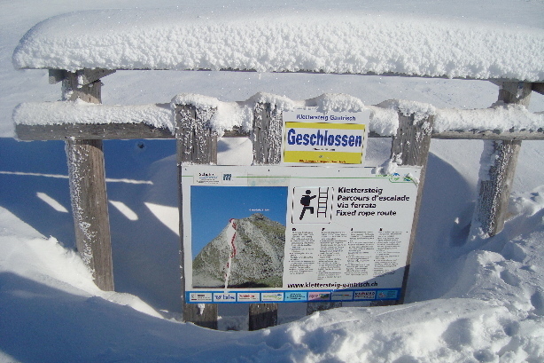 Klettersteig Gantrisch geschlossen