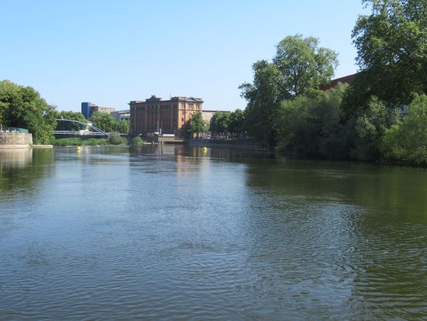 Die Weser von der Münsterbrücke