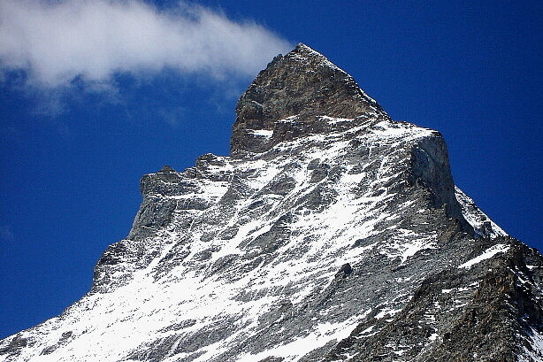 The upper part of Hörnligrat / Hörnli ridge