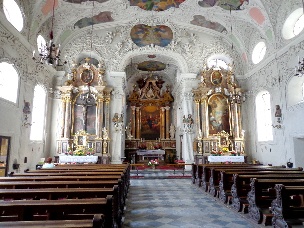 Interior view of Spitalskirche