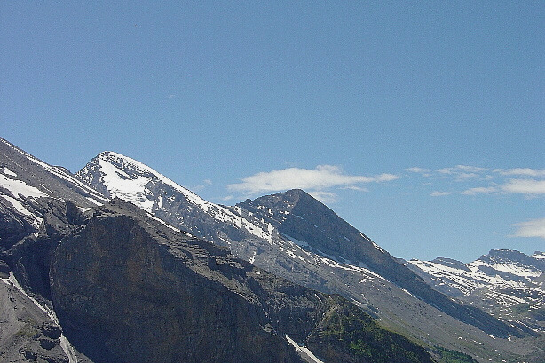 Rinderhorn (3448m) und Chli Rinderhorn (3003m)