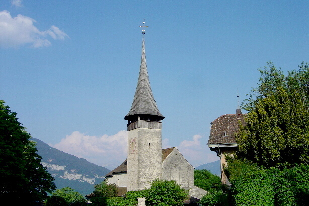 The church beside the castle - Spiez