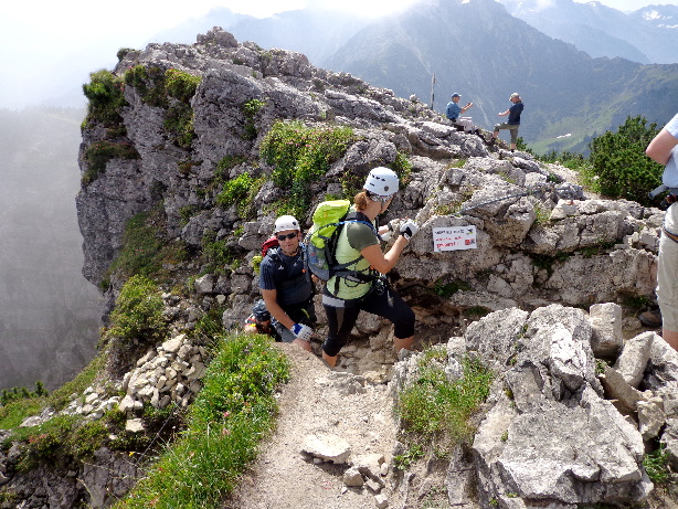THe exit from the via ferrata part 1