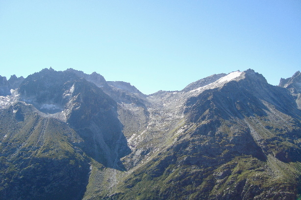Müeterlishorn (3066m), Vorder Feldschijen (2828m), Lochberg (3074m)